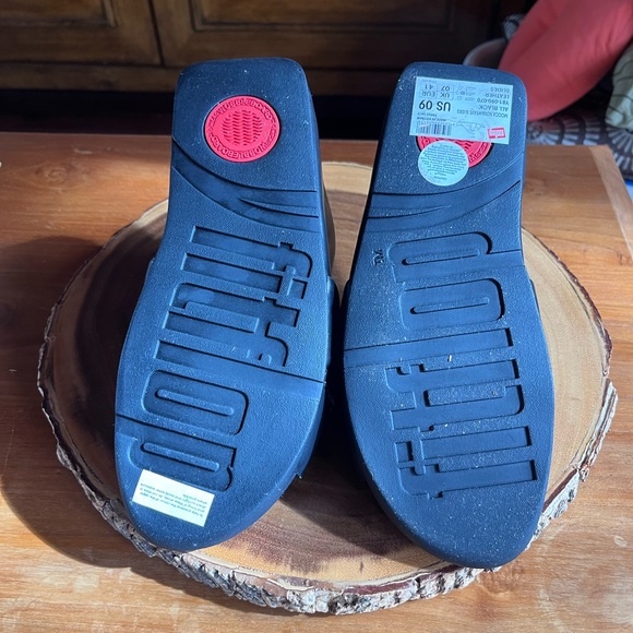Fitflop Slides Black size 9 - Picture 4 of 4